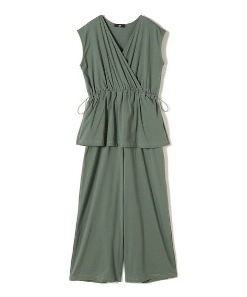 SHIPS / シップス サロペット・オールインワン | 《予約》SHIPS Colors:〈接触冷感・UVカット〉リンク ファンクション オールインワン◆（カーキ）