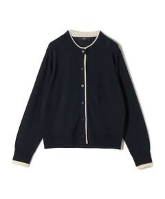 SHIPS / シップス カーディガン・ボレロ | 《予約》SHIPS Colors:〈手洗い可能〉配色 ニット クルーネック カーディガン◆