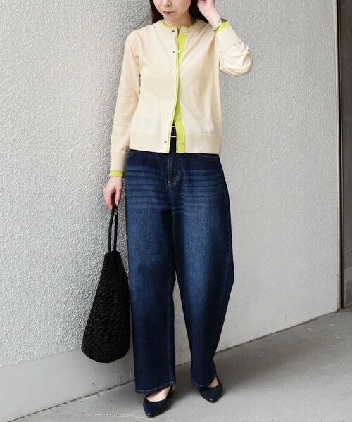 SHIPS / シップス カーディガン・ボレロ | 《予約》SHIPS Colors:〈手洗い可能〉配色 ニット クルーネック カーディガン◆ | 詳細16