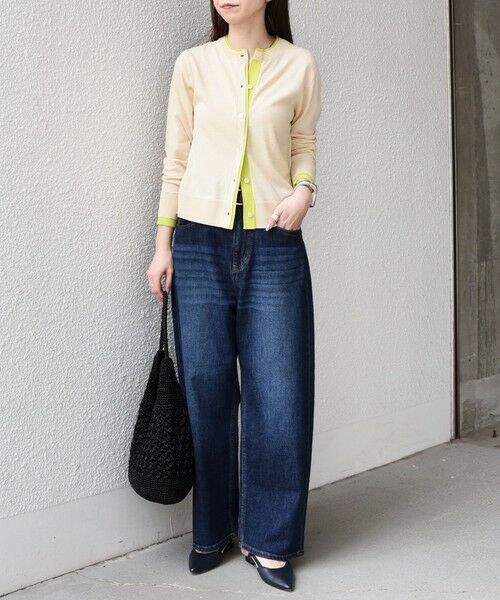 SHIPS / シップス カーディガン・ボレロ | SHIPS Colors:〈手洗い可能〉配色 ニット クルーネック カーディガン◇ | 詳細15