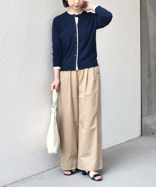 SHIPS / シップス カーディガン・ボレロ | SHIPS Colors:〈手洗い可能〉配色 ニット クルーネック カーディガン◇ | 詳細27