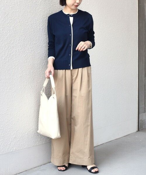 SHIPS / シップス カーディガン・ボレロ | SHIPS Colors:〈手洗い可能〉配色 ニット クルーネック カーディガン◇ | 詳細30