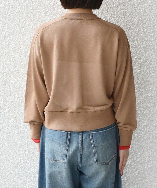 SHIPS / シップス カーディガン・ボレロ | 《予約》SHIPS Colors:〈手洗い可能〉シアー ドットボタン 配色 ニット カーディガン◆ | 詳細14