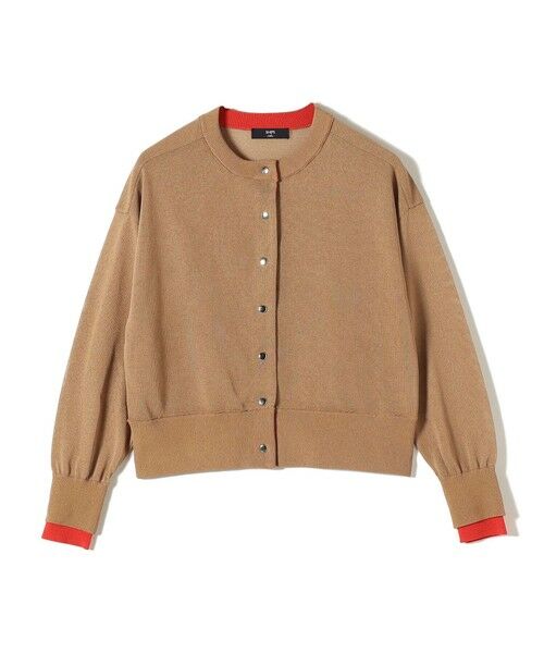 SHIPS / シップス カーディガン・ボレロ | 《予約》SHIPS Colors:〈手洗い可能〉シアー ドットボタン 配色 ニット カーディガン◆ | 詳細7