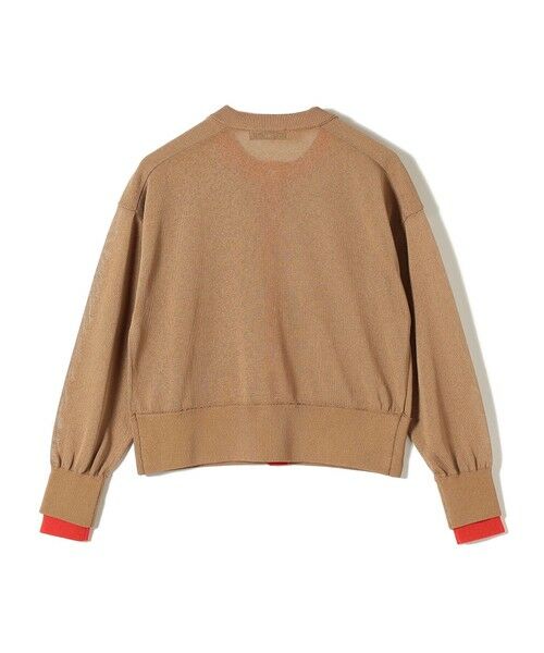 SHIPS / シップス カーディガン・ボレロ | 《予約》SHIPS Colors:〈手洗い可能〉シアー ドットボタン 配色 ニット カーディガン◆ | 詳細8