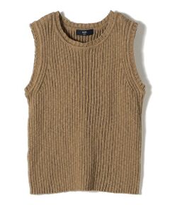 SHIPS / シップス タンクトップ | 《予約》SHIPS Colors:〈手洗い可能〉スラブ ニット タンクトップ◆