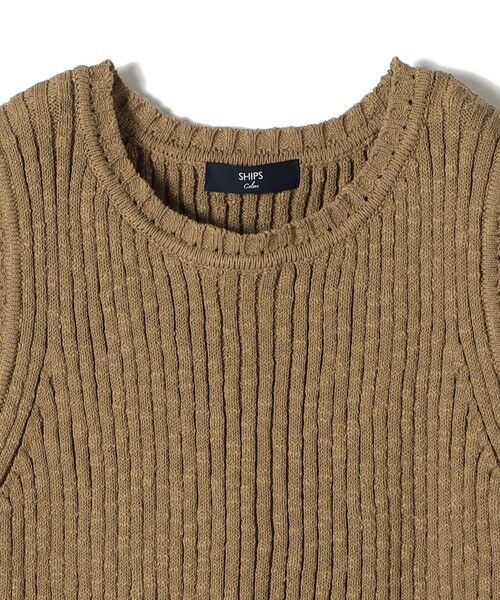 SHIPS / シップス タンクトップ | 《予約》SHIPS Colors:〈手洗い可能〉スラブ ニット タンクトップ◆ | 詳細12