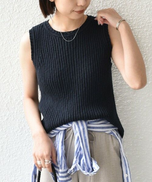 SHIPS / シップス タンクトップ | SHIPS Colors:〈手洗い可能〉スラブ ニット タンクトップ◇ | 詳細25