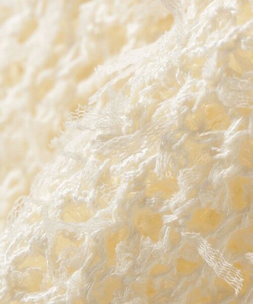 SHIPS / シップス ニット・セーター | SHIPS Colors:〈手洗い可能〉チュールヤーン ミックス ショートスリーブ ニット | 詳細1