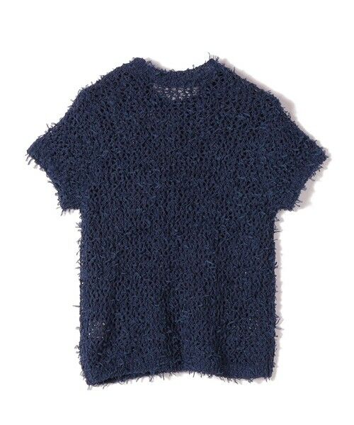 SHIPS / シップス ニット・セーター | SHIPS Colors:〈手洗い可能〉チュールヤーン ミックス ショートスリーブ ニット | 詳細2