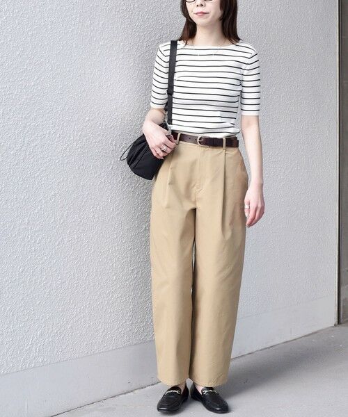 SHIPS / シップス ニット・セーター | 《予約》SHIPS Colors:〈手洗い可能〉リブ 5分袖 ニット◆ | 詳細14