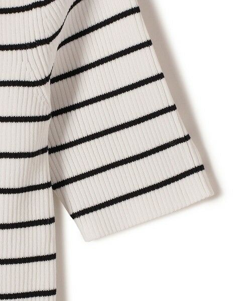 SHIPS / シップス ニット・セーター | 《予約》SHIPS Colors:〈手洗い可能〉リブ 5分袖 ニット◆ | 詳細3