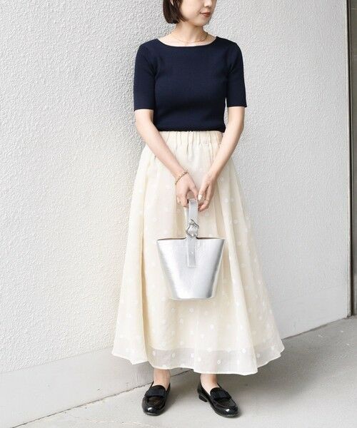 SHIPS / シップス ニット・セーター | SHIPS Colors:〈手洗い可能〉リブ 5分袖 ニット◇ | 詳細25