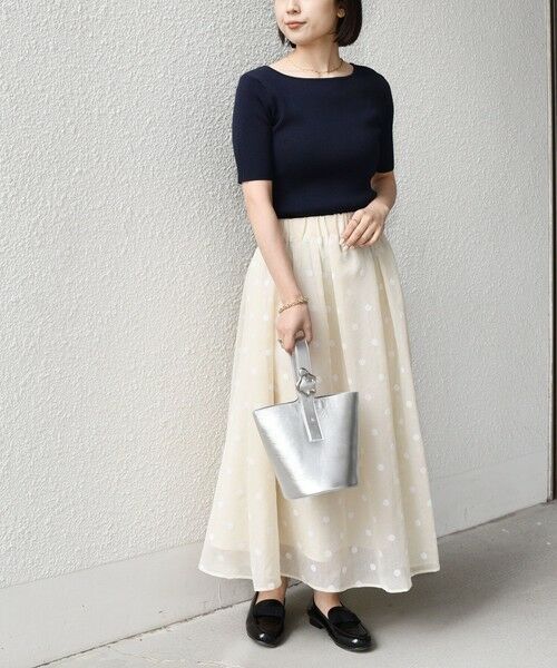 SHIPS / シップス ニット・セーター | 《予約》SHIPS Colors:〈手洗い可能〉リブ 5分袖 ニット◆ | 詳細23