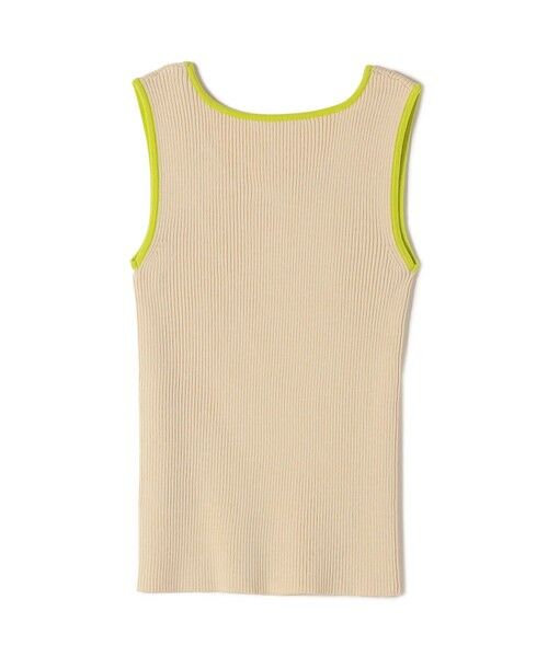 SHIPS / シップス タンクトップ | 《予約》SHIPS Colors:〈手洗い可能〉配色 ニット リブ タンクトップ◆ | 詳細2