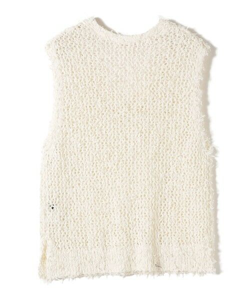 SHIPS / シップス ベスト | SHIPS Colors:〈手洗い可能〉チュールヤーン ミックス Vネック ベスト | 詳細1