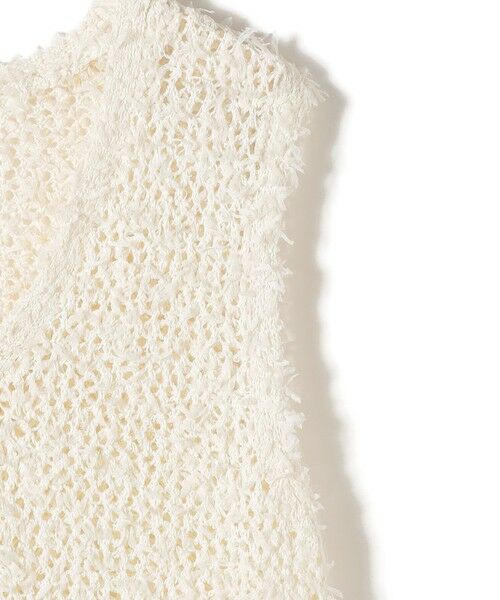 SHIPS / シップス ベスト | SHIPS Colors:〈手洗い可能〉チュールヤーン ミックス Vネック ベスト | 詳細3