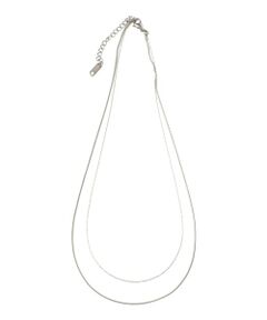 SHIPS / シップス ネックレス・ペンダント・チョーカー | SHIPS Colors:サージカルステンレス ツイン ライン ネックレス