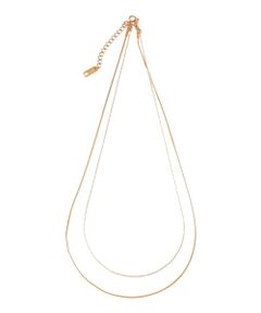 SHIPS / シップス ネックレス・ペンダント・チョーカー | SHIPS Colors:サージカルステンレス ツイン ライン ネックレス