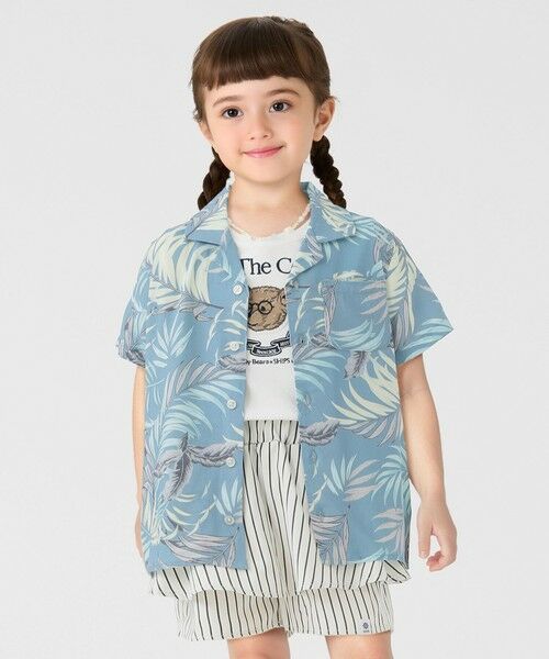 SHIPS / シップス シャツ・ブラウス | 《予約》SHIPS Colors:〈洗濯機可能〉80〜130cm / レーヨン アロハシャツ◆（ブルー）