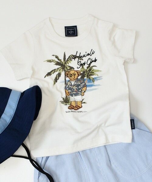 SHIPS / シップス Tシャツ | 《一部追加予約》SHIPS Colors:80〜150cm / TeddyBear(R) コラボ Tシャツ◇ | 詳細9