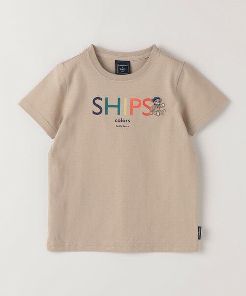 SHIPS / シップス Tシャツ | SHIPS Colors:80〜150cm / TeddyBear(R) コラボ Tシャツ◇(ベージュ系その他3)