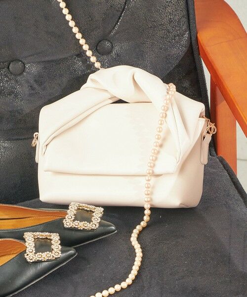 SHIPS / シップス ショルダーバッグ | 《予約》【SHIPS別注】kaene: 2WAY リボン バッグ | 詳細1