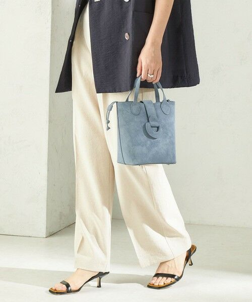 SHIPS / シップス トートバッグ | 《予約》ピーチスキン調 ミニ キューブ トート | 詳細18