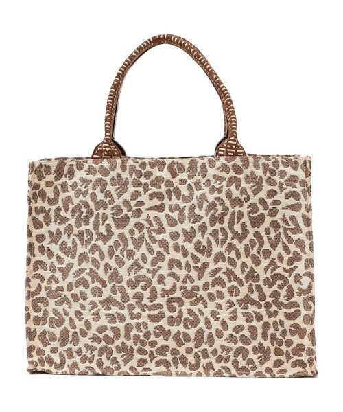 SHIPS / シップス トートバッグ | 《予約》【SHIPS別注】BINDU: レオパード ジャカード トート バッグ | 詳細5