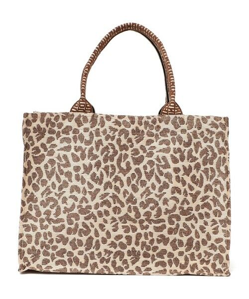 SHIPS / シップス トートバッグ | 《予約》【SHIPS別注】BINDU: レオパード ジャカード トート バッグ | 詳細7