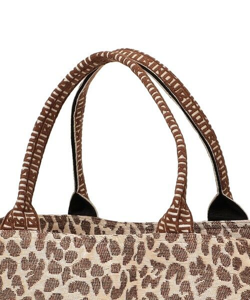 SHIPS / シップス トートバッグ | 《予約》【SHIPS別注】BINDU: レオパード ジャカード トート バッグ | 詳細9