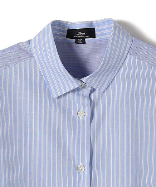 SHIPS / シップス シャツ・ブラウス | SHIPS Primary Navy Label:クレイジー ストライプ ビッグ シャツ | 詳細2