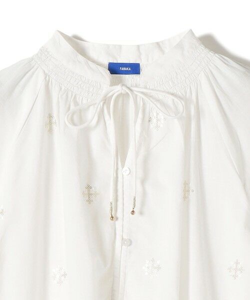 SHIPS / シップス シャツ・ブラウス | Fanaka:〈手洗い可能〉シークエンス 刺繍 スモック ブラウス | 詳細2
