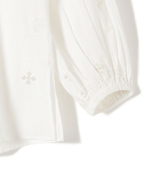 SHIPS / シップス シャツ・ブラウス | Fanaka:〈手洗い可能〉シークエンス 刺繍 スモック ブラウス | 詳細4