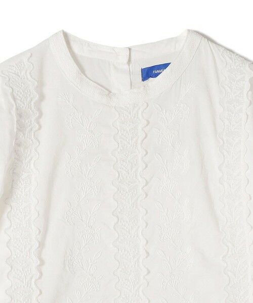 SHIPS / シップス シャツ・ブラウス | Fanaka:〈手洗い可能〉ウェーブ レース 刺繍 ブラウス | 詳細2