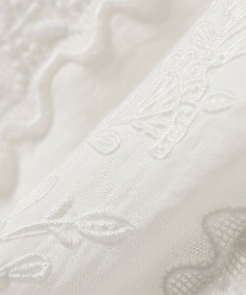 SHIPS / シップス シャツ・ブラウス | Fanaka:〈手洗い可能〉ウェーブ レース 刺繍 ブラウス | 詳細6