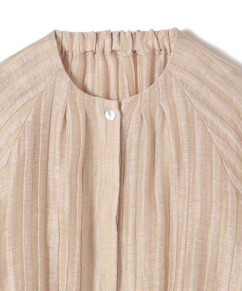 SHIPS / シップス シャツ・ブラウス | 《予約》【SHIPS別注】assiette: 〈手洗い可能〉麻 ナイロン ジャカード ブラウス | 詳細2