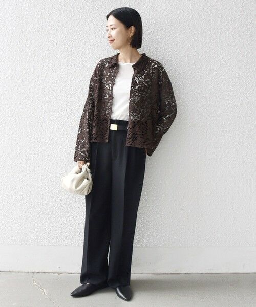 SHIPS / シップス シャツ・ブラウス | 〈手洗い可能〉レース シャツ 羽織 2 | 詳細1