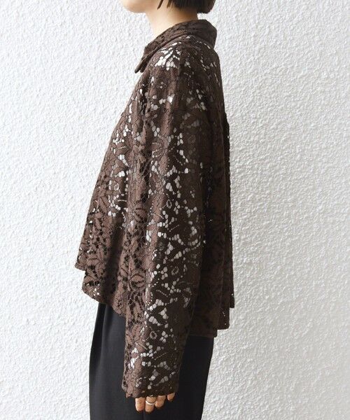 SHIPS / シップス シャツ・ブラウス | 〈手洗い可能〉レース シャツ 羽織 2 | 詳細16