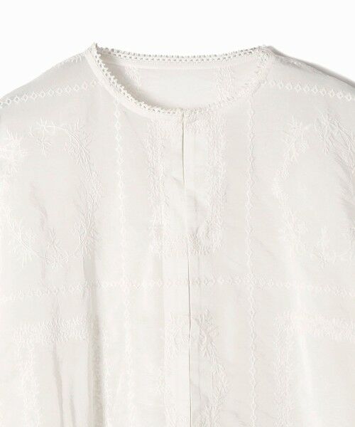 SHIPS / シップス シャツ・ブラウス | 《予約》〈手洗い可能〉パッチワーク レース ショート スリーブ 羽織 ブラウス | 詳細16