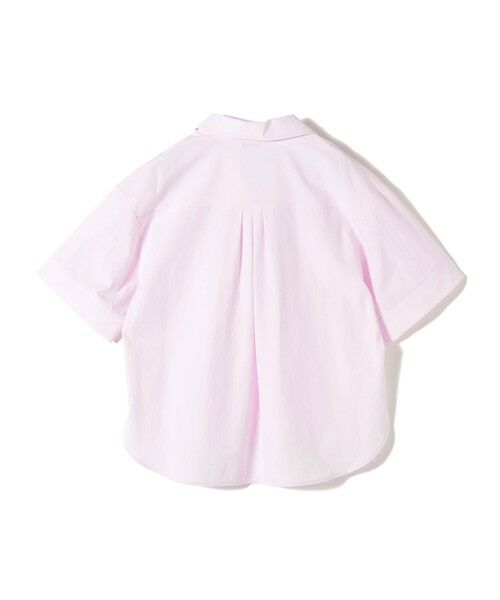 SHIPS / シップス シャツ・ブラウス | 《予約》〈手洗い可能〉無地/ストライプ スキッパー サイド スリット 半袖 シャツ | 詳細25