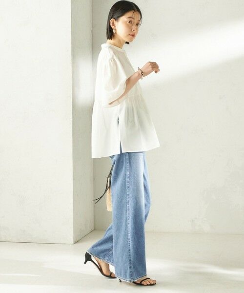 SHIPS / シップス シャツ・ブラウス | 《予約》〈接触冷感 / 撥水加工〉TEXBRID(R) タフタ ショート スリーブ 羽織 シャツ | 詳細4