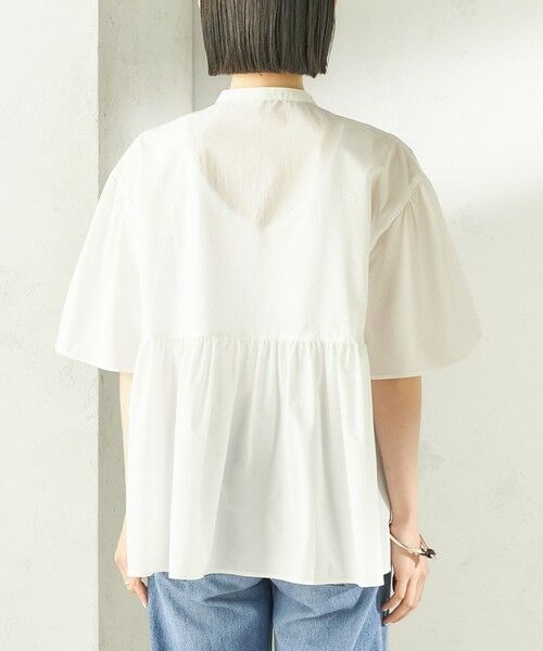 SHIPS / シップス シャツ・ブラウス | 《予約》〈接触冷感 / 撥水加工〉TEXBRID(R) タフタ ショート スリーブ 羽織 シャツ | 詳細15