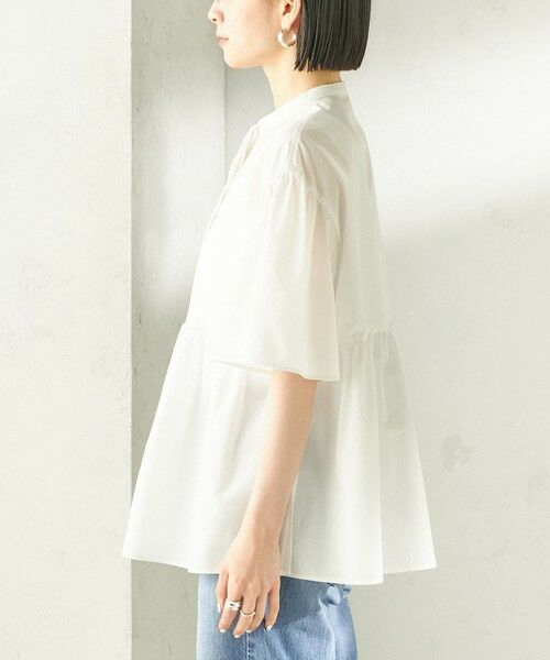 SHIPS / シップス シャツ・ブラウス | 〈接触冷感 / 撥水加工〉TEXBRID(R) タフタ ショート スリーブ 羽織 シャツ | 詳細16