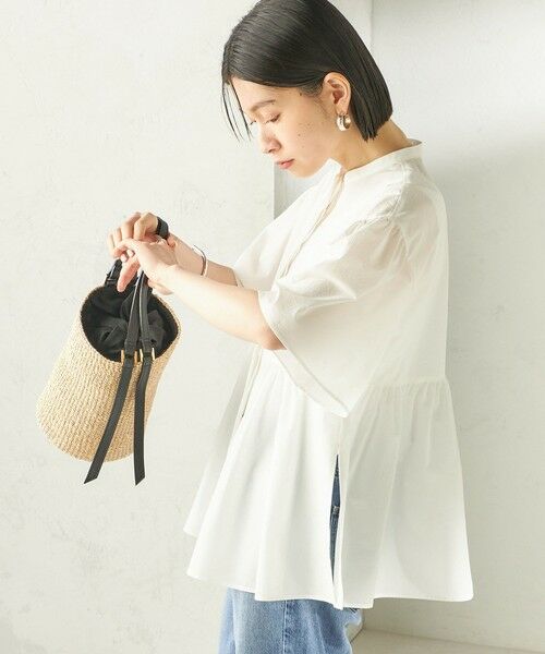 SHIPS / シップス シャツ・ブラウス | 《予約》〈接触冷感 / 撥水加工〉TEXBRID(R) タフタ ショート スリーブ 羽織 シャツ | 詳細7