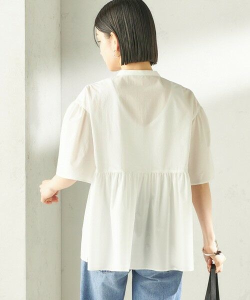 SHIPS / シップス シャツ・ブラウス | 《予約》〈接触冷感 / 撥水加工〉TEXBRID(R) タフタ ショート スリーブ 羽織 シャツ | 詳細8