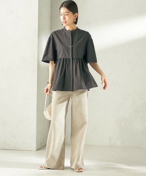 SHIPS / シップス シャツ・ブラウス | 《予約》〈接触冷感 / 撥水加工〉TEXBRID(R) タフタ ショート スリーブ 羽織 シャツ | 詳細18