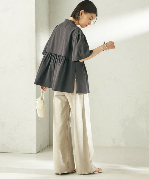 SHIPS / シップス シャツ・ブラウス | 《予約》〈接触冷感 / 撥水加工〉TEXBRID(R) タフタ ショート スリーブ 羽織 シャツ | 詳細20