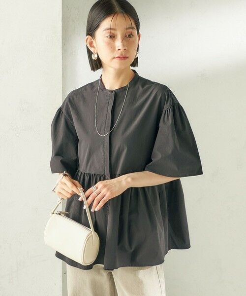 SHIPS / シップス シャツ・ブラウス | 《予約》〈接触冷感 / 撥水加工〉TEXBRID(R) タフタ ショート スリーブ 羽織 シャツ | 詳細23