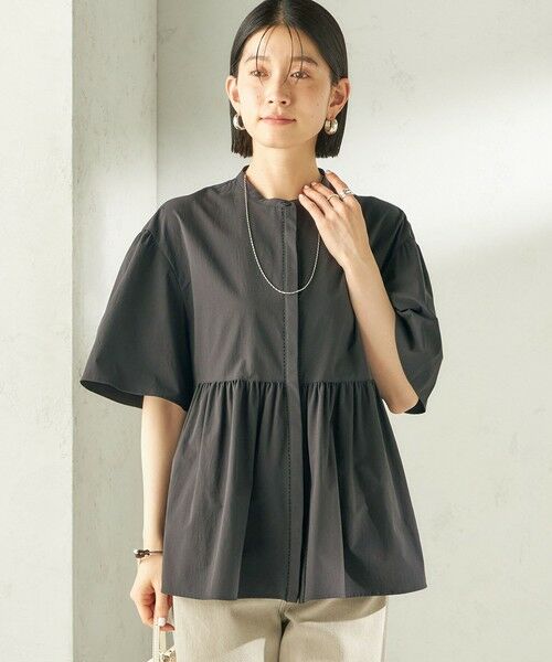 SHIPS / シップス シャツ・ブラウス | 〈接触冷感 / 撥水加工〉TEXBRID(R) タフタ ショート スリーブ 羽織 シャツ | 詳細29